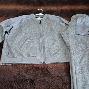 Nike Heather Gray Track Suit